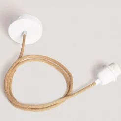 Sklep Kaja Dekoracyjna lampa w stylu naturalnym ABR-NLW31M-BH-E27 BOHO | Kaja* Żyrandole Z Abażurem