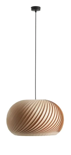 Sklep Kaja Dekoracyjna lampa wisząca z drewnianym kloszem 1110G_L z serii NATURE Zadzwońporabattel.783200183(8-16)/mailsklep@kaja.com.pl Store
