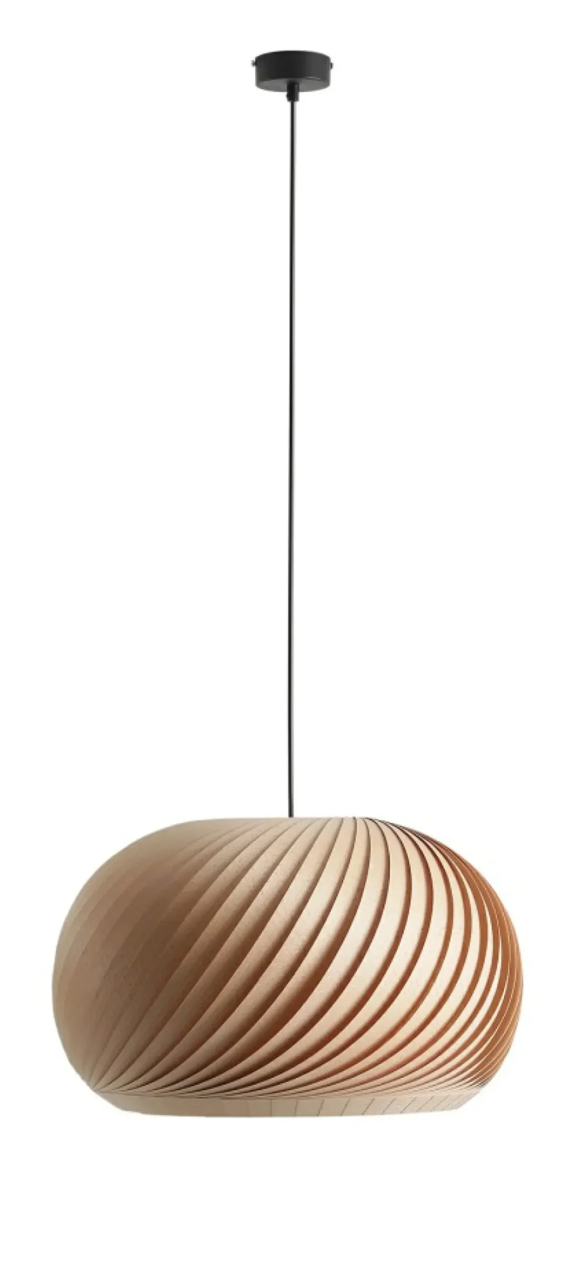 Sklep Kaja Dekoracyjna lampa wisząca z drewnianym kloszem 1110G_L z serii NATURE Zadzwońporabattel.783200183(8-16)/mailsklep@kaja.com.pl Store