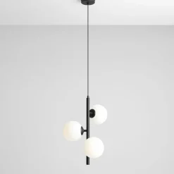 Sklep Kaja Dekoracyjna lampa wisząca z okrągłymi kloszami 1120E1_S z serii FIN Zadzwońporabattel.783200183(8-16)/mailsklep@kaja.com.pl Store