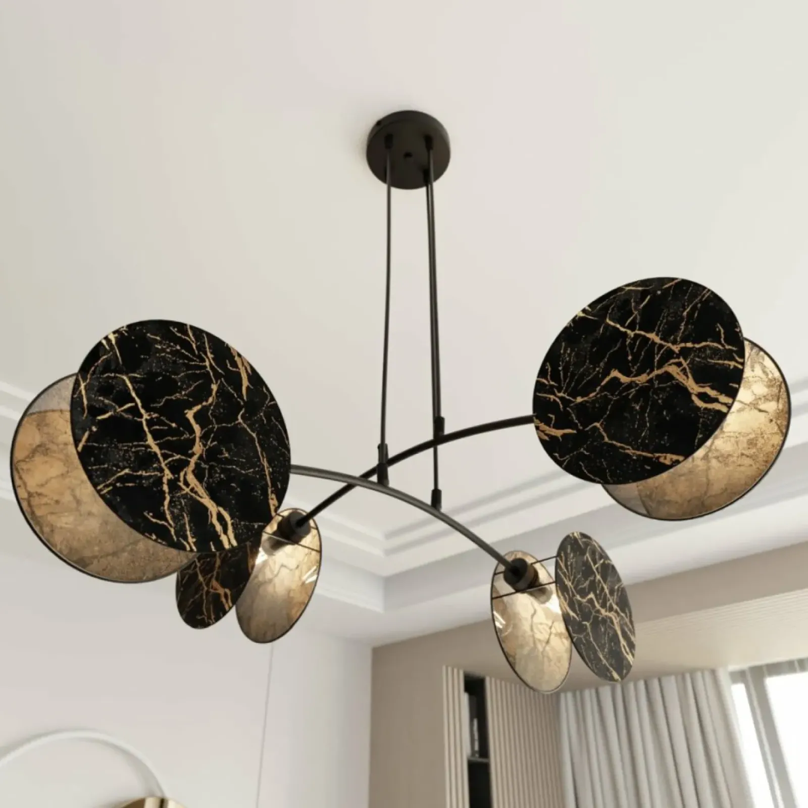 Sklep Kaja Dekoracyjna lampa wisząca do salonu 1327/4 MOTIF | Kaja Oświetlenie Best Sale