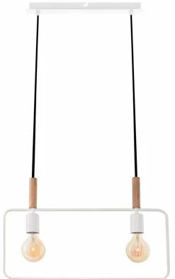 Sklep Kaja Dekoracyjna lampa wisząca do jadalni 32-73549 z serii FRAME | Kaja biały New
