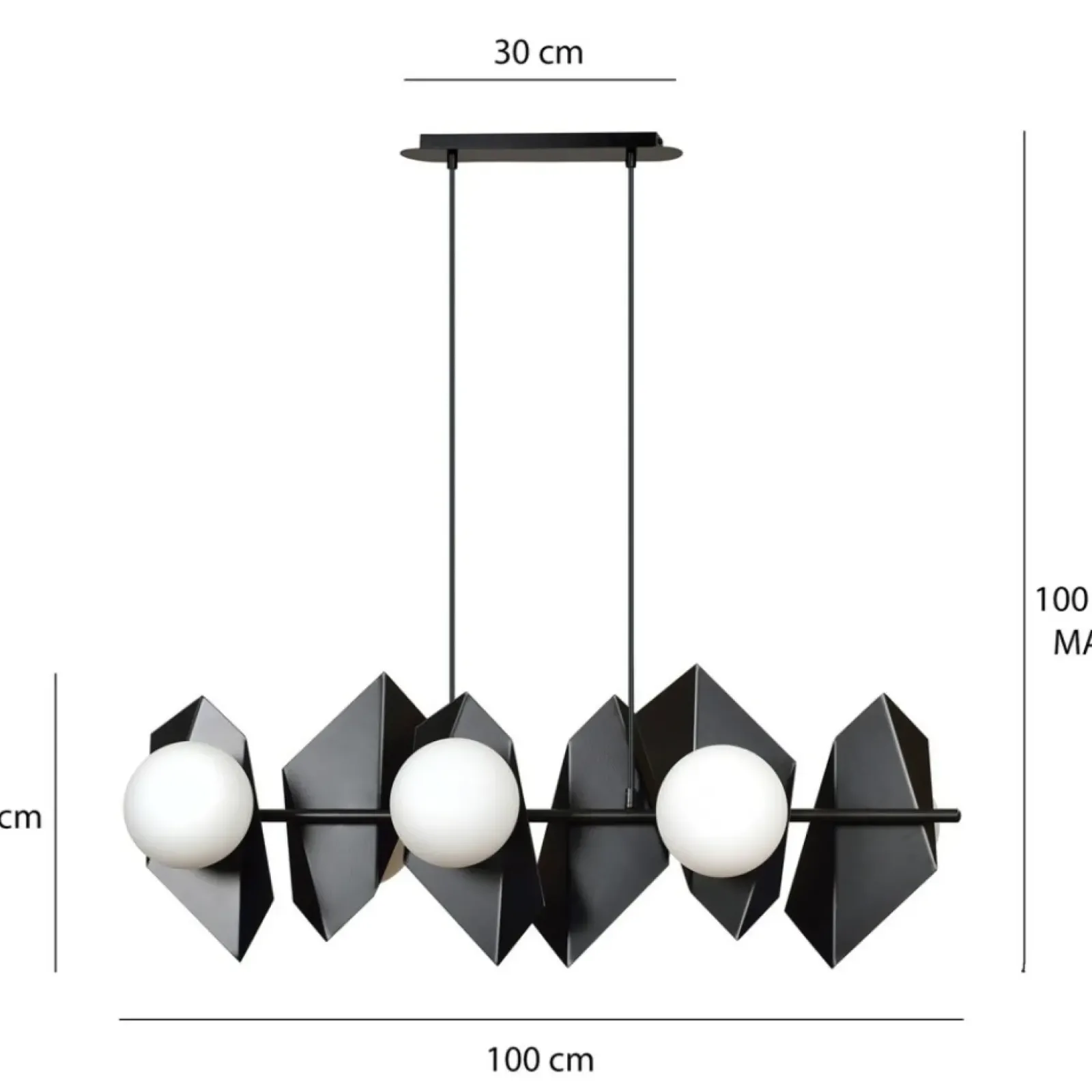 Sklep Kaja Dekoracyjna lampa wisząca na sześć żarówek 636/6 | Kaja Oświetlenie Flash Sale