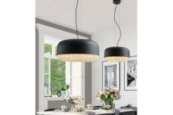 Sklep Kaja Dekoracyjna lampa wisząca z kryształkami AZ3163 TARANT | Kaja czarny Outlet