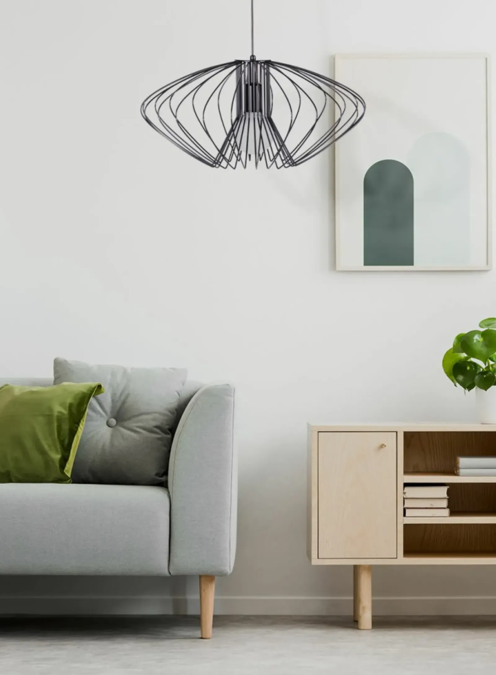 Sklep Kaja Dekoracyjna lampa wisząca do salonu K-3407 TIZI | Kaja czarny Cheap