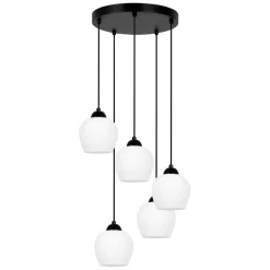 Sklep Kaja Dekoracyjna lampa wisząca, pięć punktów światła K-5602 z serii ABRO Best