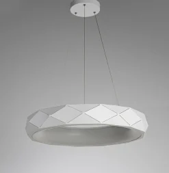 Sklep Kaja Dekoracyjna lampa wisząca LED LP-8069/1P LED WH REUS | Kaja Shop