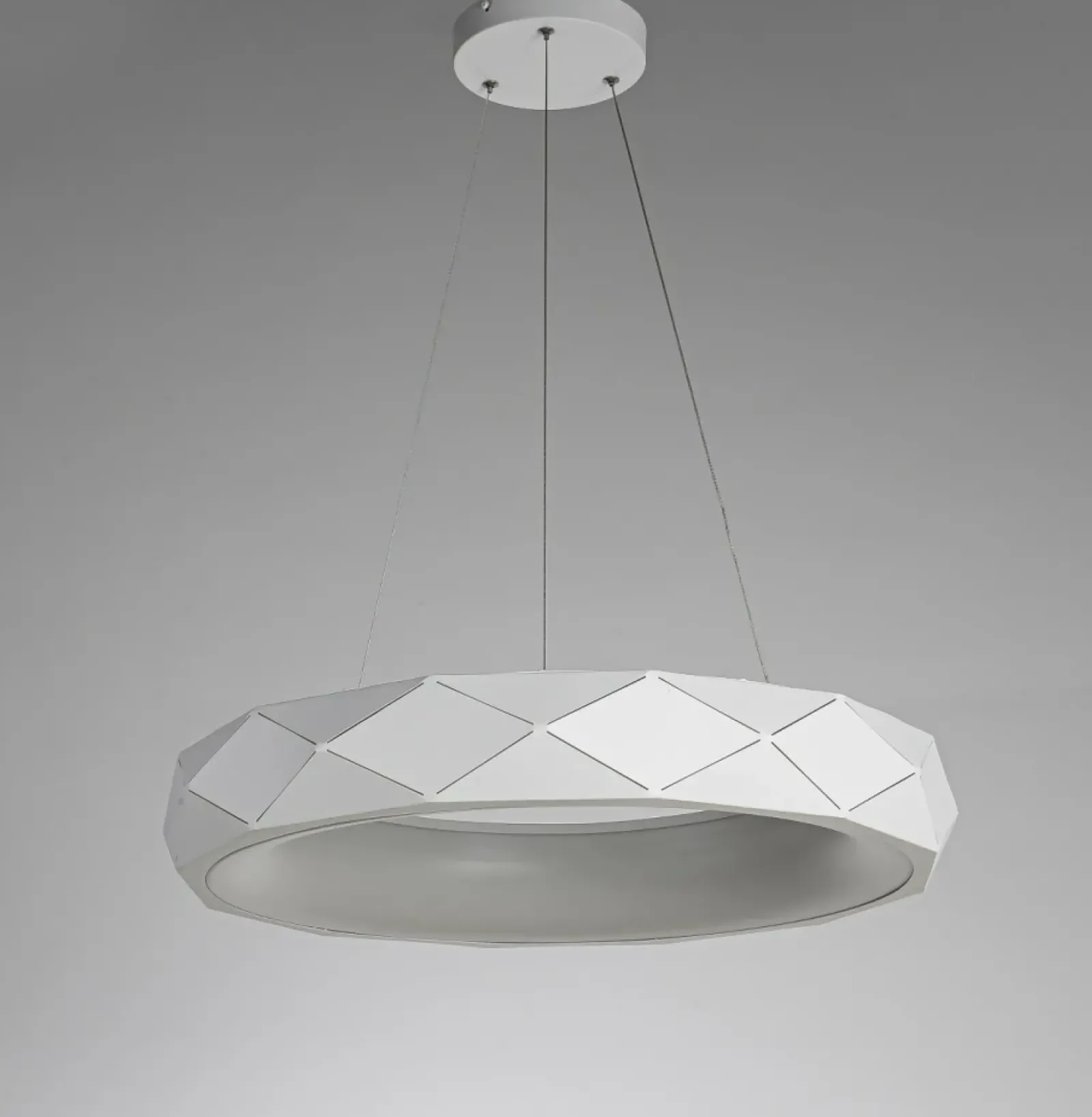 Sklep Kaja Dekoracyjna lampa wisząca LED LP-8069/1P LED WH REUS | Kaja Shop