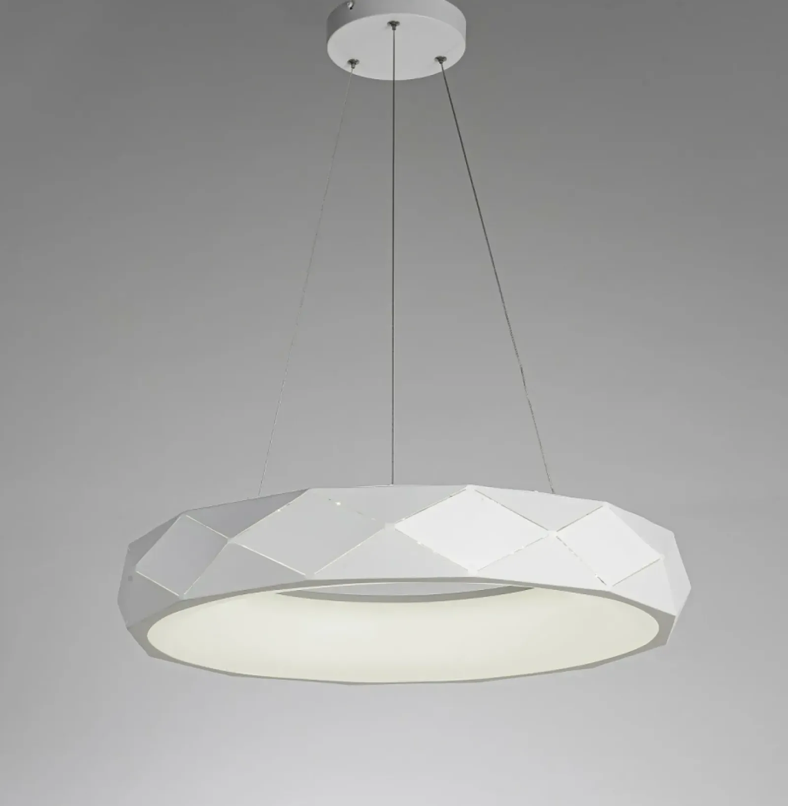 Sklep Kaja Dekoracyjna lampa wisząca LED LP-8069/1P LED WH REUS | Kaja Shop