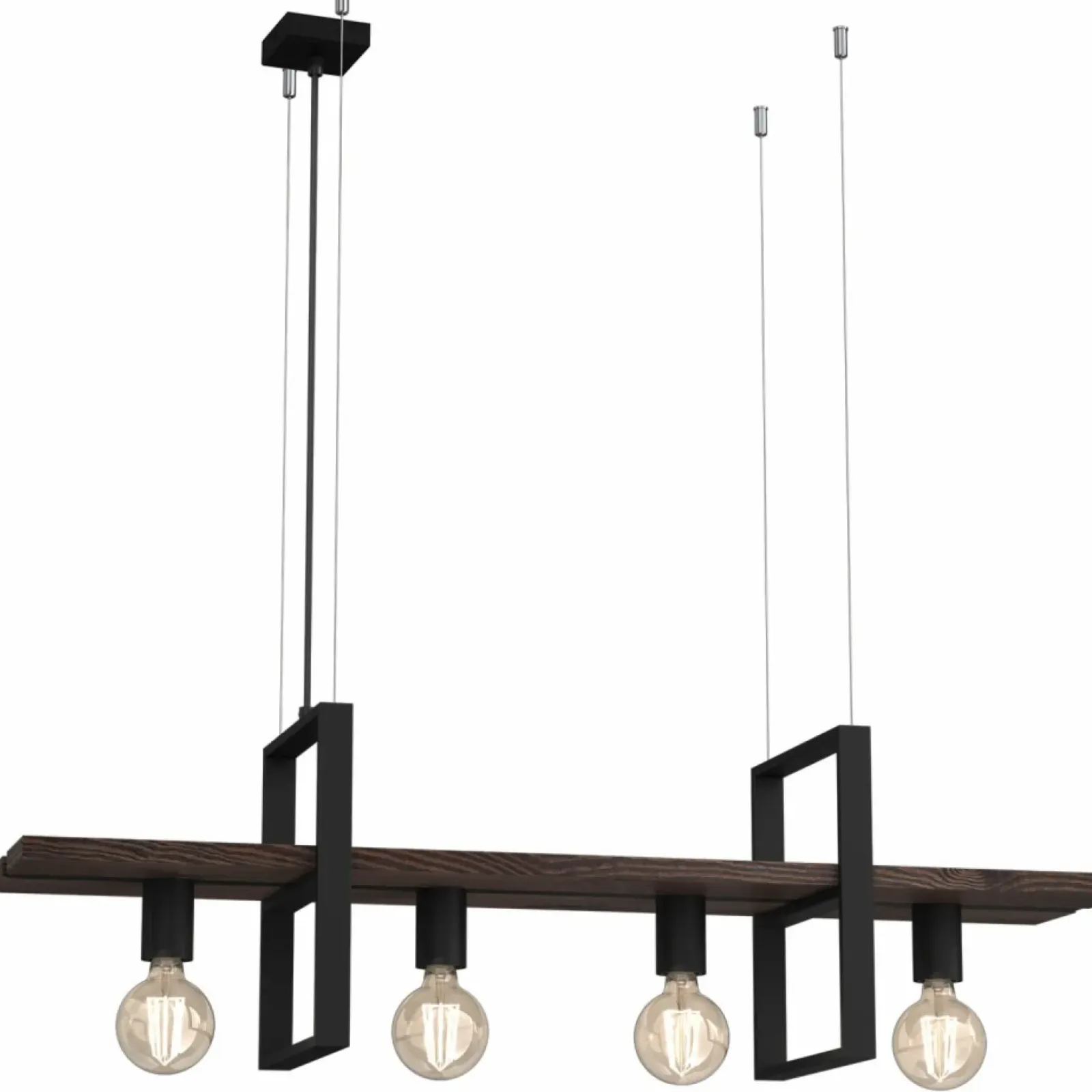 Sklep Kaja Dekoracyjna lampa wisząca, z ciemnym drewnem LX 0426 z serii SHELF Cheap