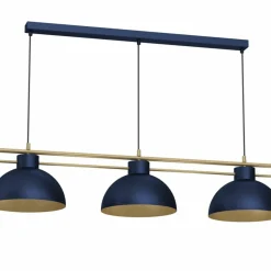 Sklep Kaja Dekoracyjna lampa wisząca w kolorze niebieskim LX 4378 ESTATE | Kaja Shop