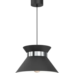 Sklep Kaja Dekoracyjna lampa wisząca ze srebrną obręczą LX 5335 NORGE | Kaja Sale