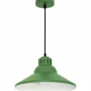 Sklep Kaja Dekoracyjna lampa wisząca w kolorze zielonym LX 7487 WORKS | Kaja New
