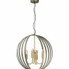 Sklep Kaja Dekoracyjna lampa wisząca druciane koło LX 8975 SPARKLE | Kaja Shop