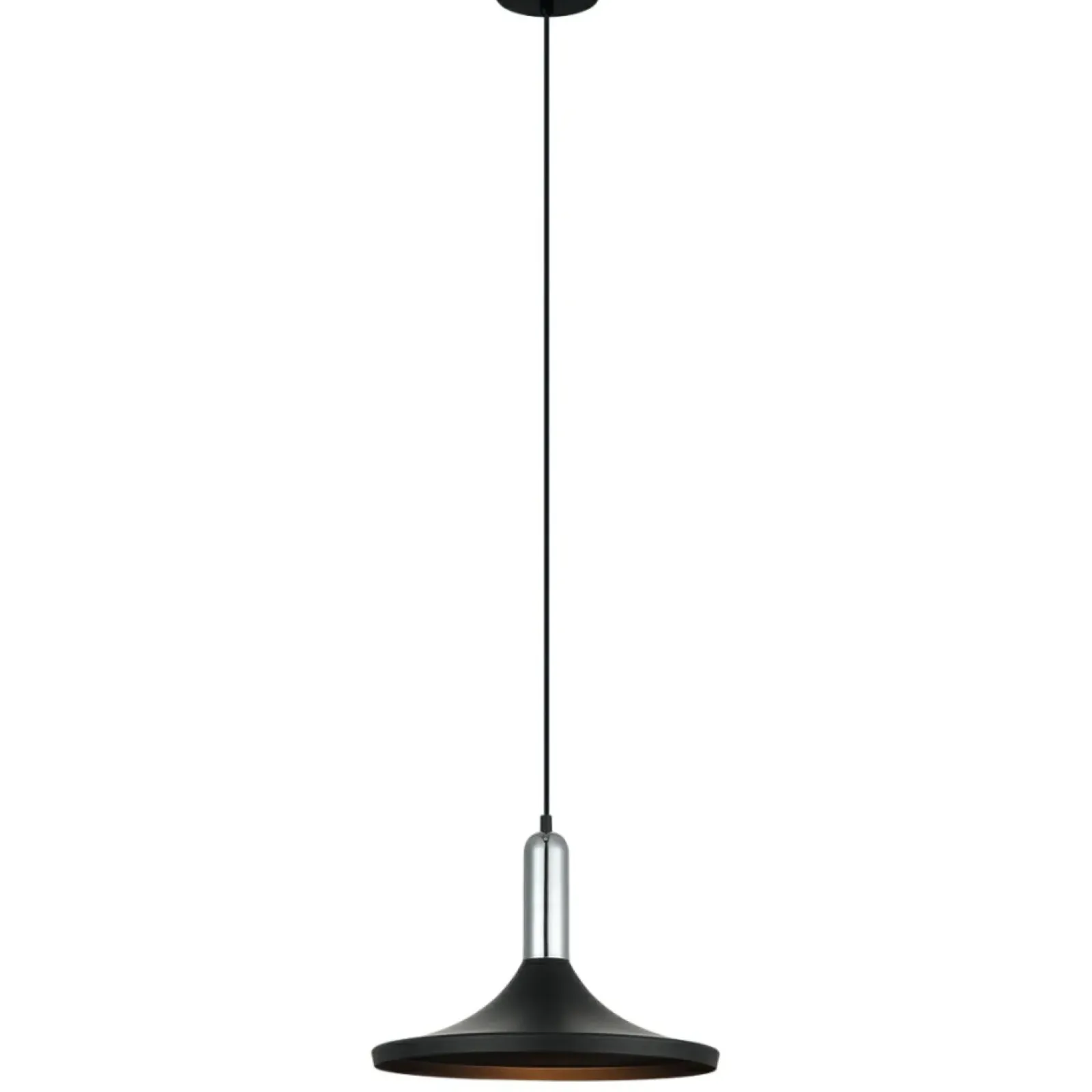 Sklep Kaja Dekoracyjna lampa wisząca MDM-3027/1 BK+CR LUSTY | Kaja Oświetlenie czarny Clearance