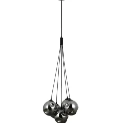 Sklep Kaja Dekoracyjna lampa wisząca do salonu PND-54456-5A-HB-SMG z serii PERLOS New