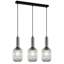 Sklep Kaja Dekoracyjna lampa wisząca PND-5588-3M-SC+CL ANTIOLA | Kaja Oświetlenie Discount