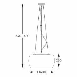 Sklep Kaja Dekoracyjna lampa ze złotym kloszem P0076-05L-F7HF CRYSTAL | Kaja Cheap