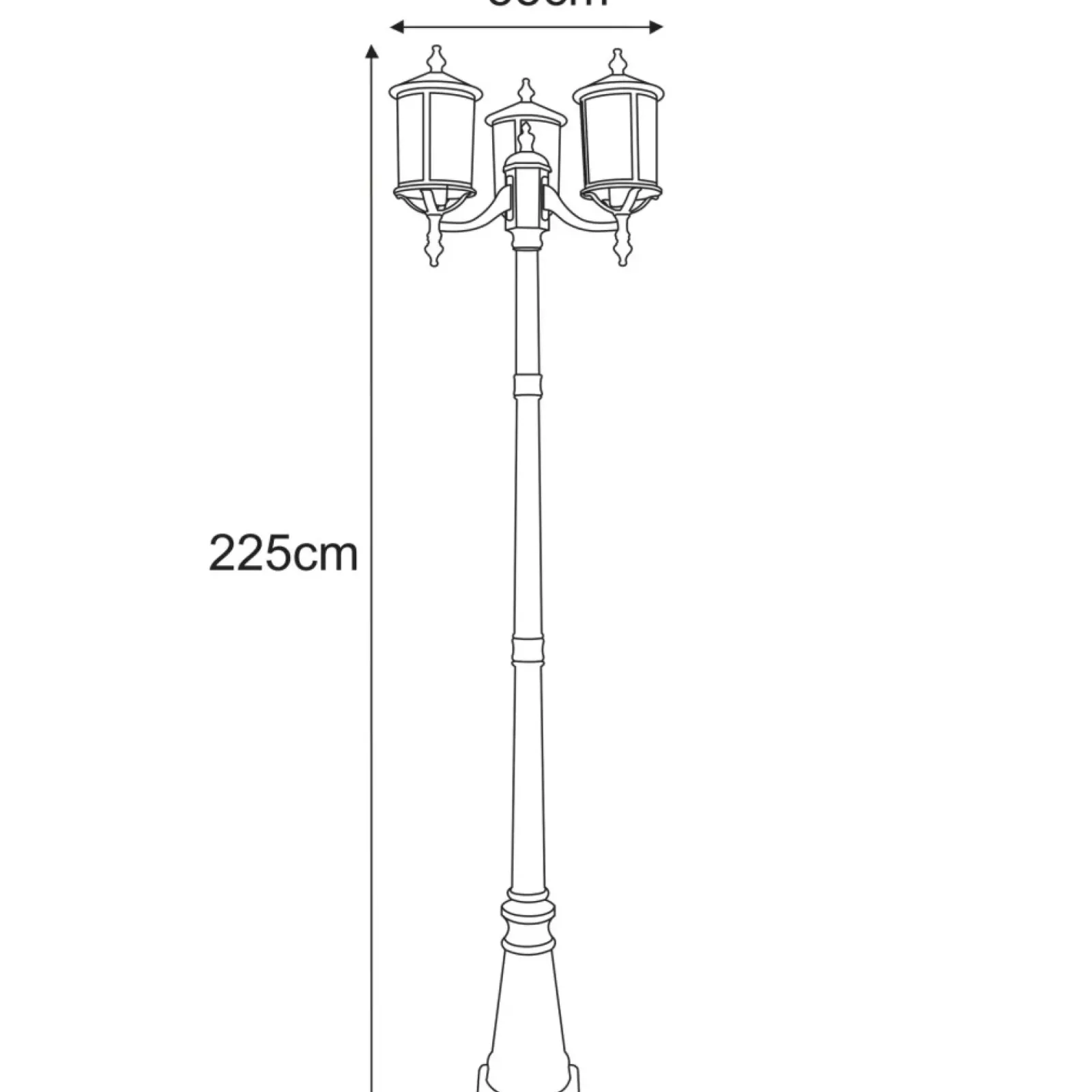 Sklep Kaja Dekoracyjna latarnia, lampa ogrodowa, ochrona IP44 K-8223 z serii MIAMI* Latarnie Ogrodowe|Lampy Ogrodowe Stojące