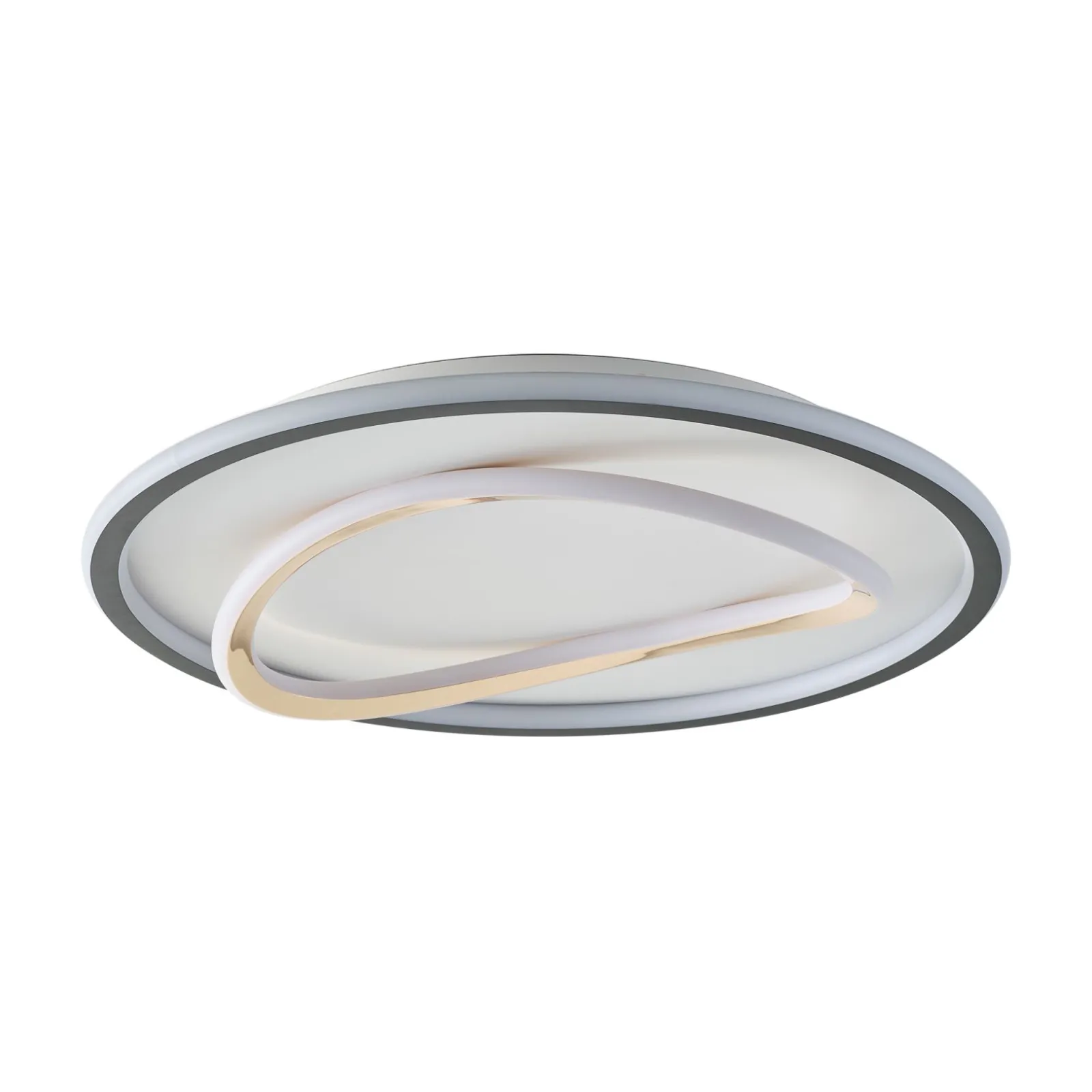 Sklep Kaja Dekoracyjna, ledowa lampa do sypialni MX3889-1A-3BGT LENS | Kaja* Plafony Nowoczesne|Lampy Led