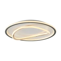 Sklep Kaja Dekoracyjna, ledowa lampa do sypialni MX3889-1A-3BGT LENS | Kaja* Plafony Nowoczesne|Lampy Led