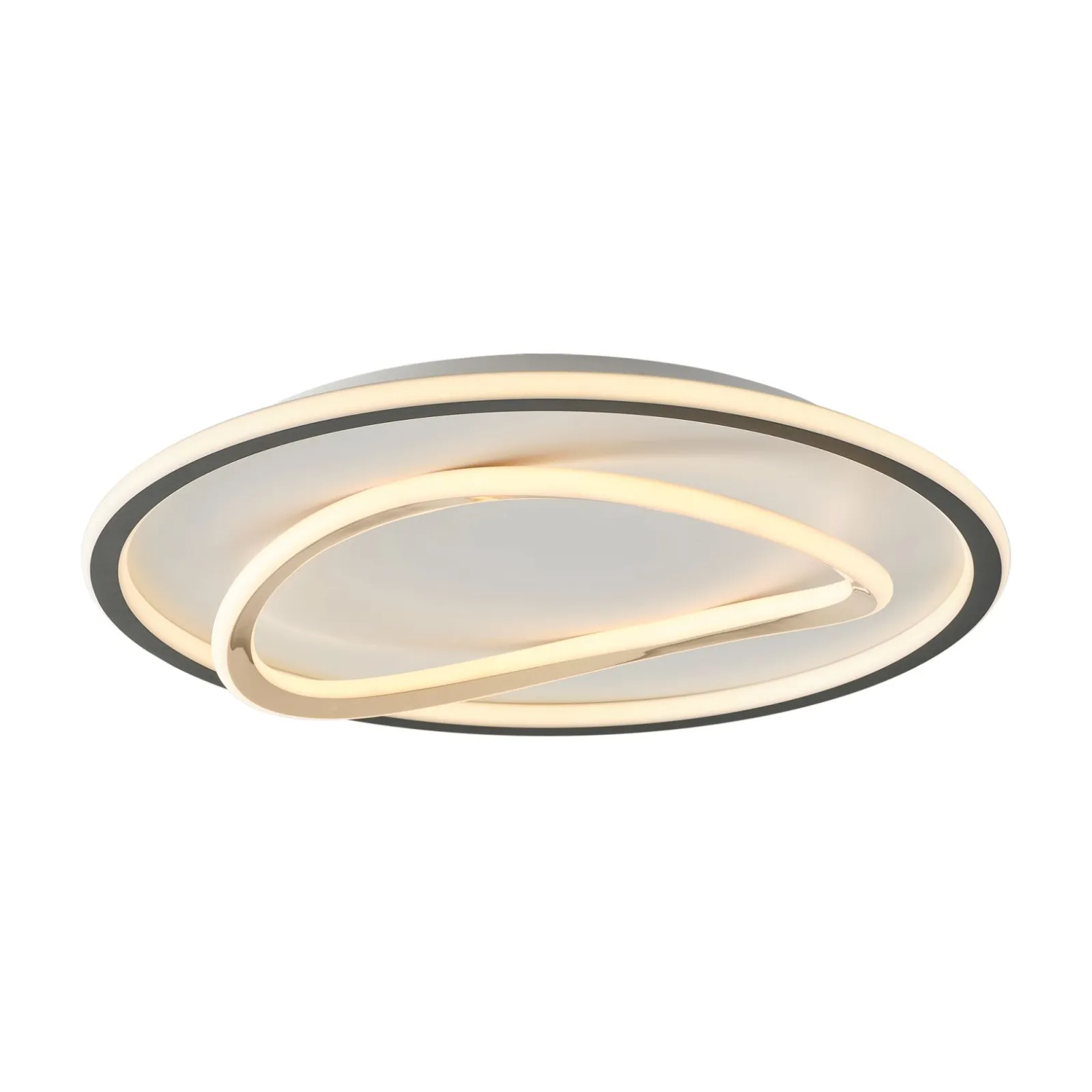 Sklep Kaja Dekoracyjna, ledowa lampa do sypialni MX3889-1A-3BGT LENS | Kaja* Plafony Nowoczesne|Lampy Led