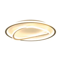 Sklep Kaja Dekoracyjna, ledowa lampa do sypialni MX3889-1A-3BGT LENS | Kaja* Plafony Nowoczesne|Lampy Led