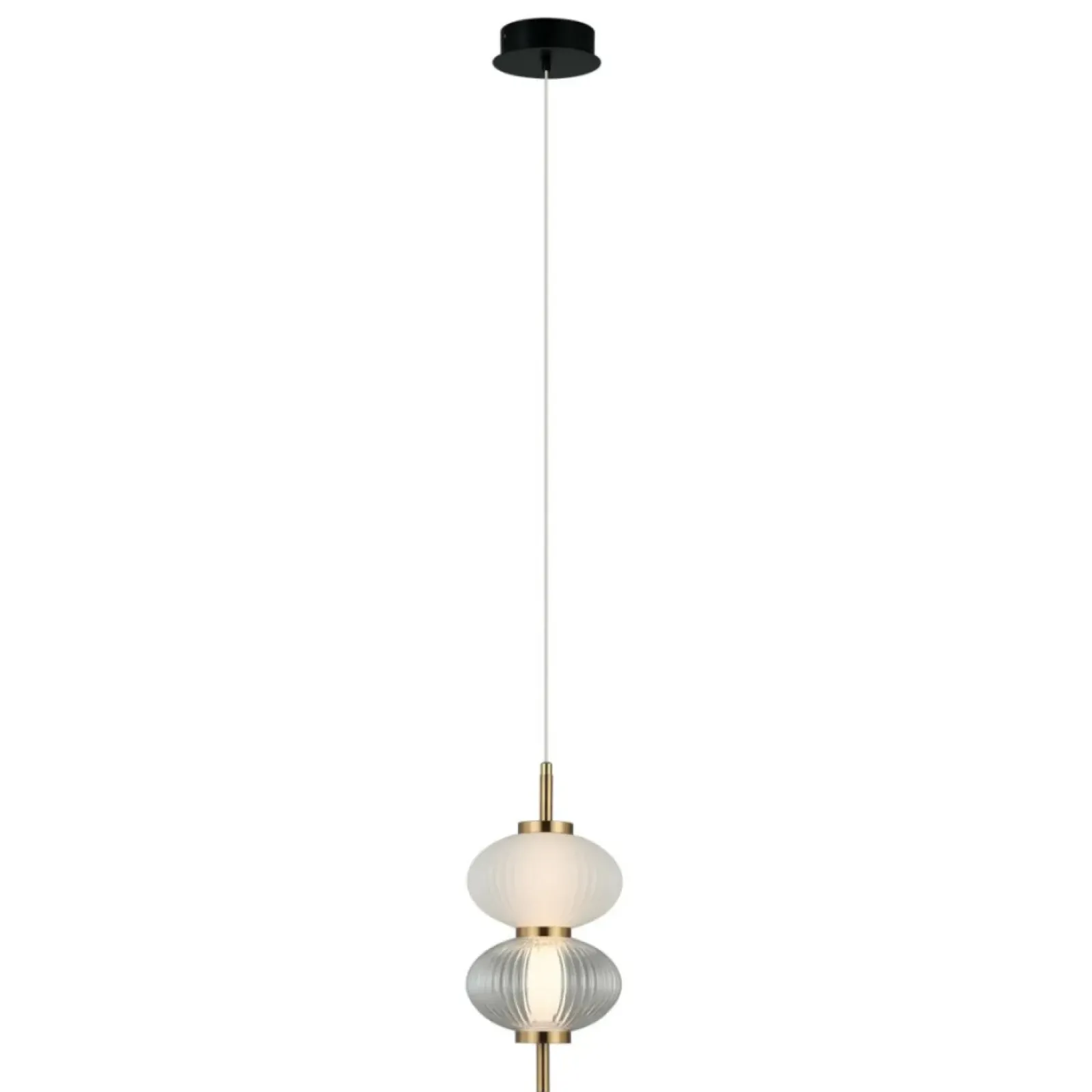 Sklep Kaja Dekoracyjna, ledowa lampa wisząca PND-84938-2-BK TESTA | Kaja Fashion