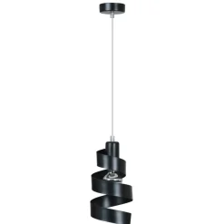 Sklep Kaja Dekoracyjna, loftowa lampa wisząca do kuchni 352/1 SAGA | Kaja czarny Flash Sale
