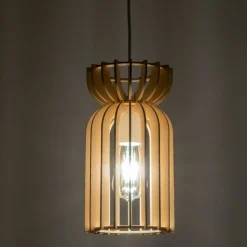 Sklep Kaja Dekoracyjna, naturalna lampa wisząca 10571 KYMI | Kaja Oświetlenie Best