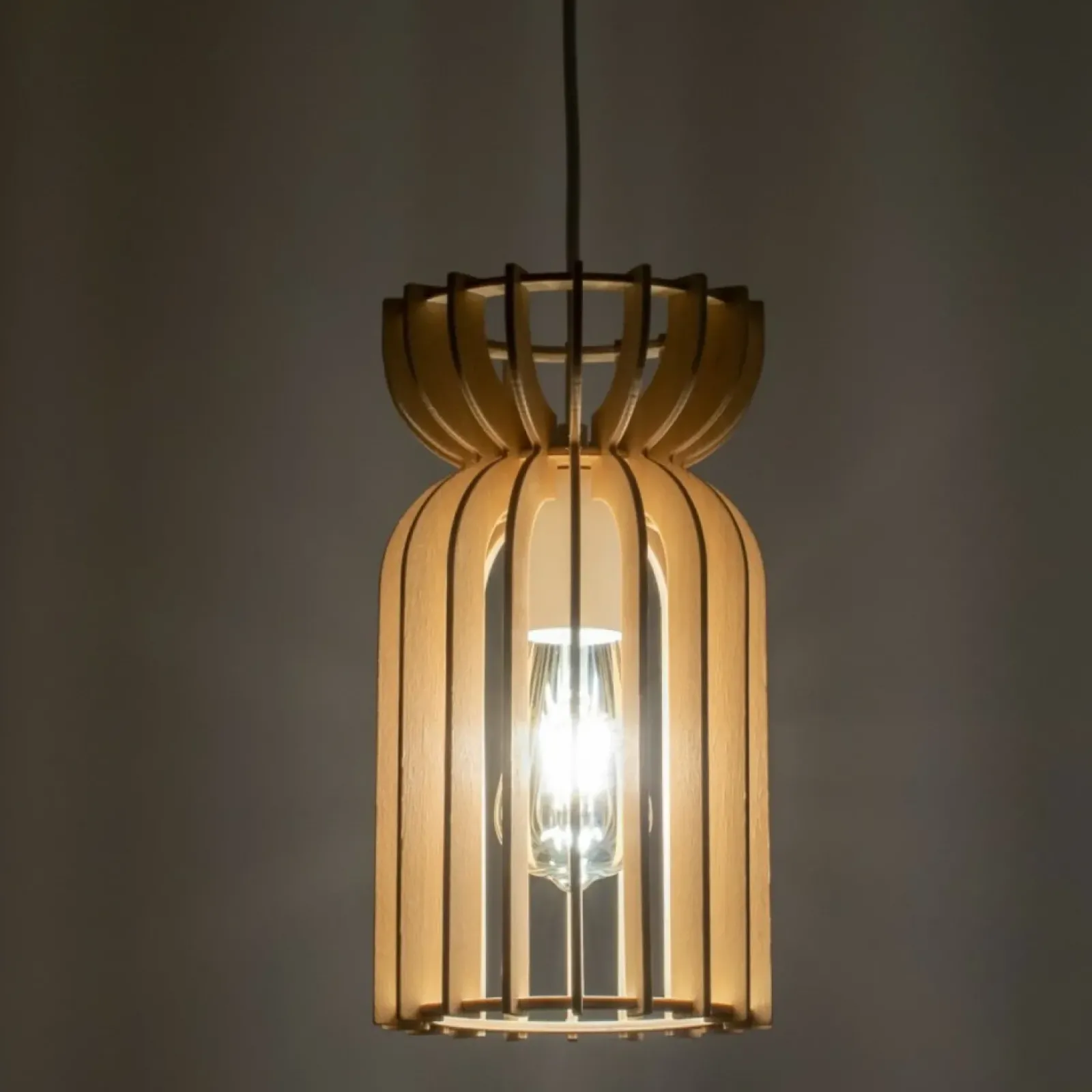 Sklep Kaja Dekoracyjna, naturalna lampa wisząca 10571 KYMI | Kaja Oświetlenie Best