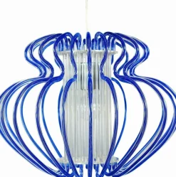 Sklep Kaja Dekoracyjna, niebieska lampa wisząca 31-36561 IMPERIA | Kaja* Randole Tradycyjne