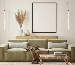 Sklep Kaja Dekoracyjna, pionowa lampa wisząca PND-26384-3V-GD-CL SANPO | Kaja New