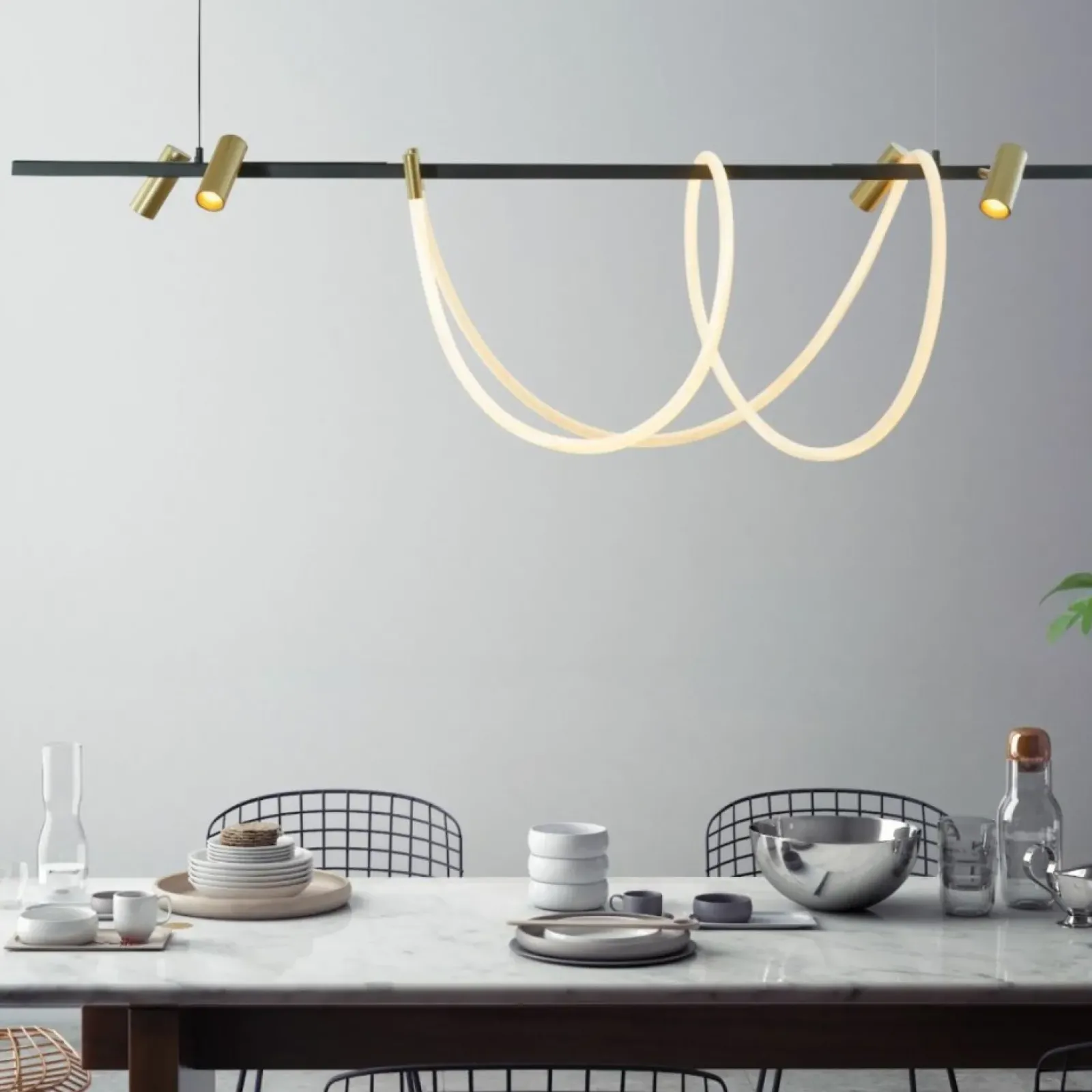 Sklep Kaja Dekoracyjna, pozioma lampa LED nad stół ZM 2200277L BALBO | Kaja Flash Sale