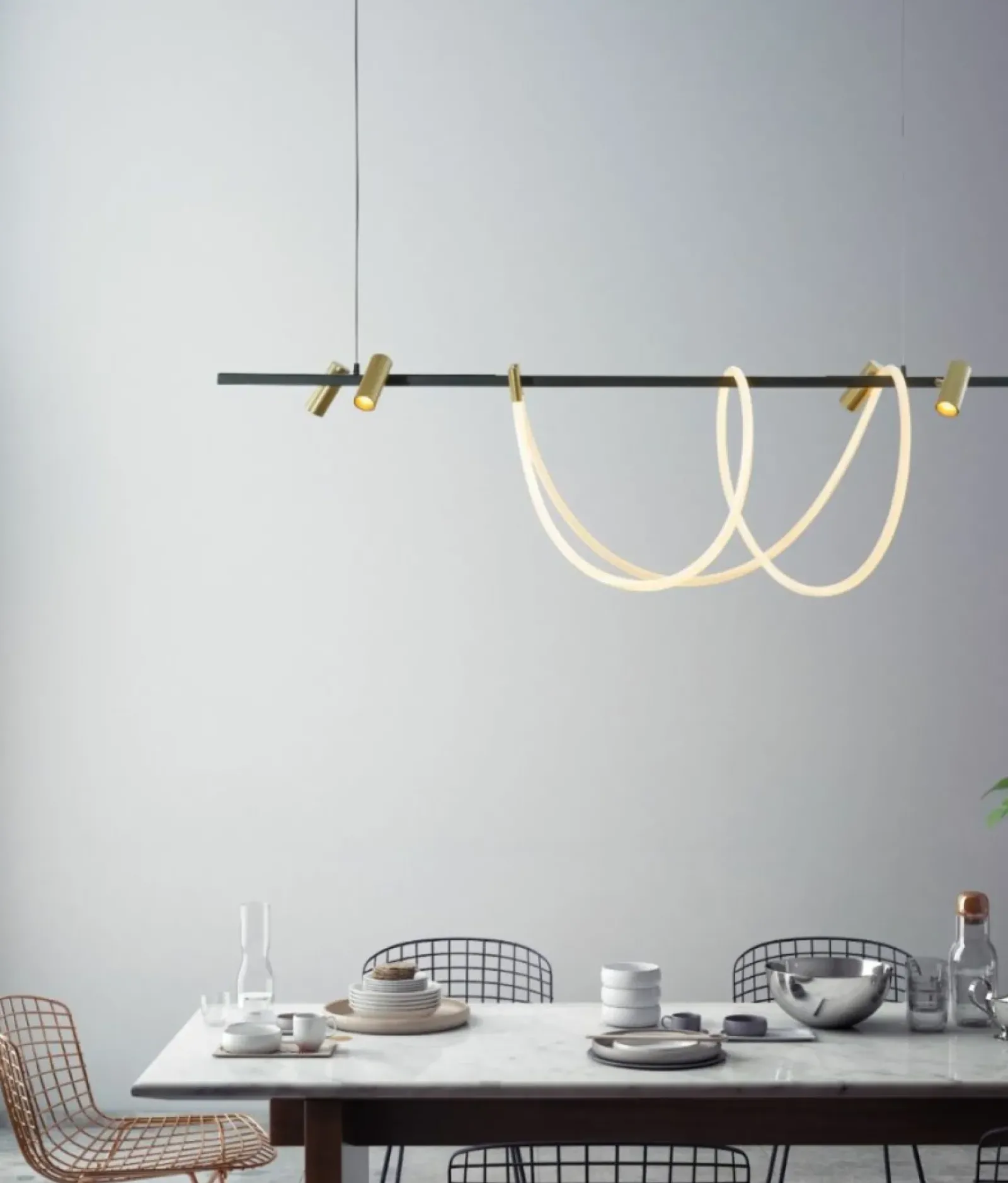 Sklep Kaja Dekoracyjna, pozioma lampa LED nad stół ZM 2200277L BALBO | Kaja Flash Sale