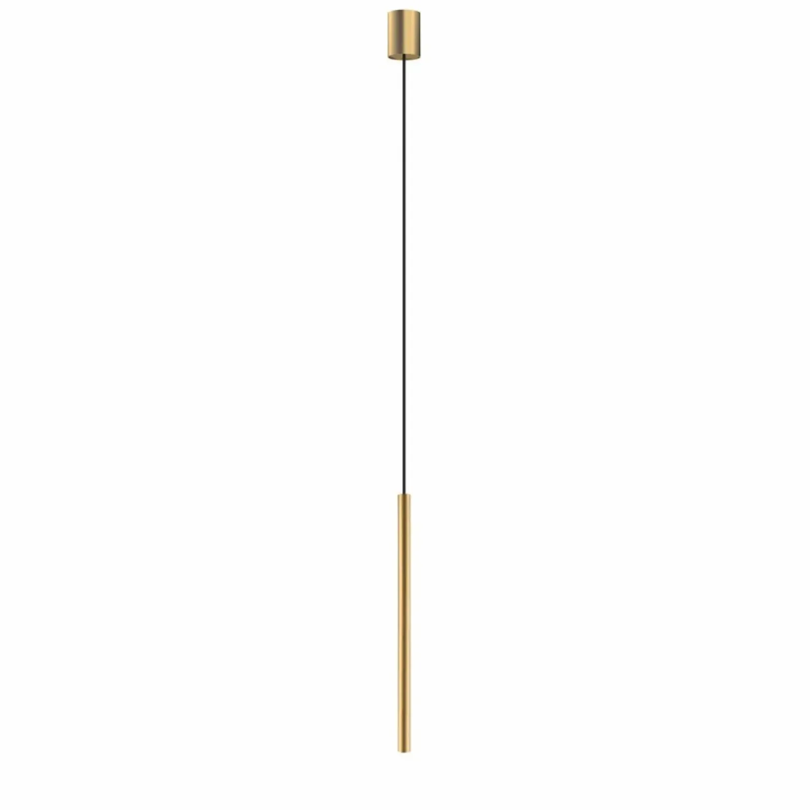 Sklep Kaja Dekoracyjna, punktowa lampa wisząca do sypialni 49cm 10453 LASER satynowyzłoty Fashion