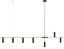 Sklep Kaja Dekoracyjna, szeroka, czarno-złota lampa nad stół 1083T40 TREVO Zadzwońporabattel.783200183(8-16)/mailsklep@kaja.com.pl Fashion