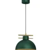 Sklep Kaja Dekoracyjna, zielono-złota lampa wisząca LX 4369 ESTATE | Kaja Cheap