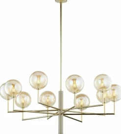 Sklep Kaja Dekoracyjna, złota lampa do salonu JUP 1977 FE10 K BU FEME | Kaja Shop