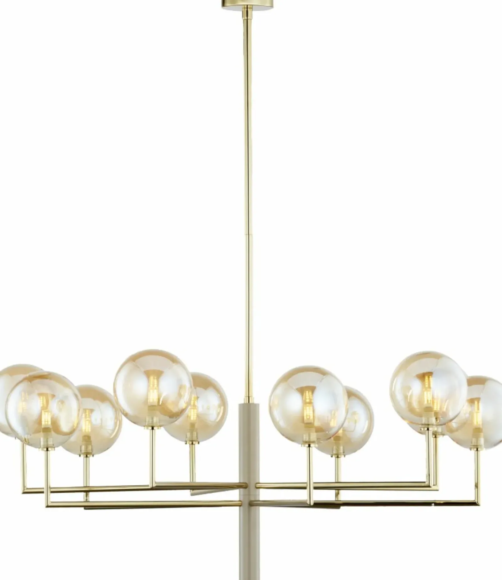 Sklep Kaja Dekoracyjna, złota lampa do salonu JUP 1977 FE10 K BU FEME | Kaja Shop