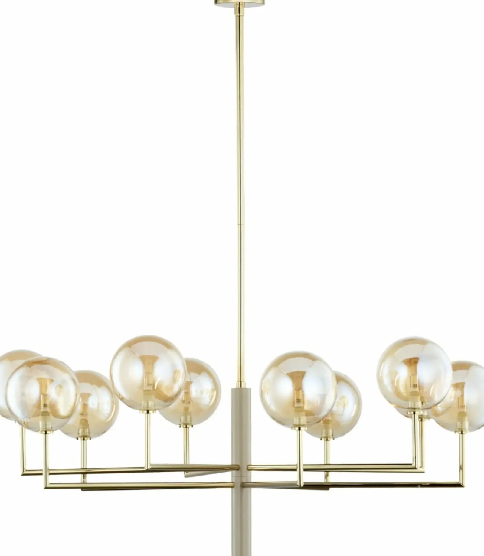Sklep Kaja Dekoracyjna, złota lampa do salonu JUP 1977 FE10 K BU FEME | Kaja Shop