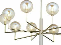 Sklep Kaja Dekoracyjna, złota lampa do salonu JUP 1977 FE10 K BU FEME | Kaja Shop