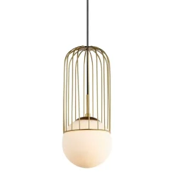 Sklep Kaja Dekoracyjna, złota lampa wisząca MDM-3939/1 GD MATTY | Kaja Shop