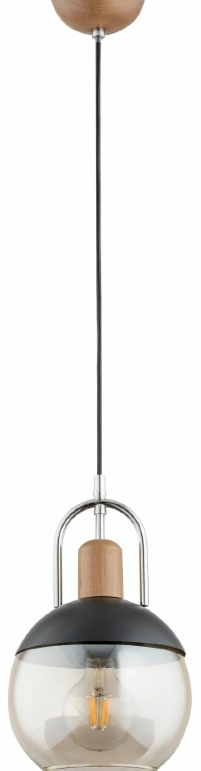 Sklep Kaja Dekoracyjny zwis do oświetlenia szafki nocnej AL 60854 IRON | Kaja Shop