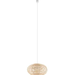 Sklep Kaja Dekoracyjny zwis z plecionym abażurem 11153 RATTAN | Kaja Oświetlenie Outlet