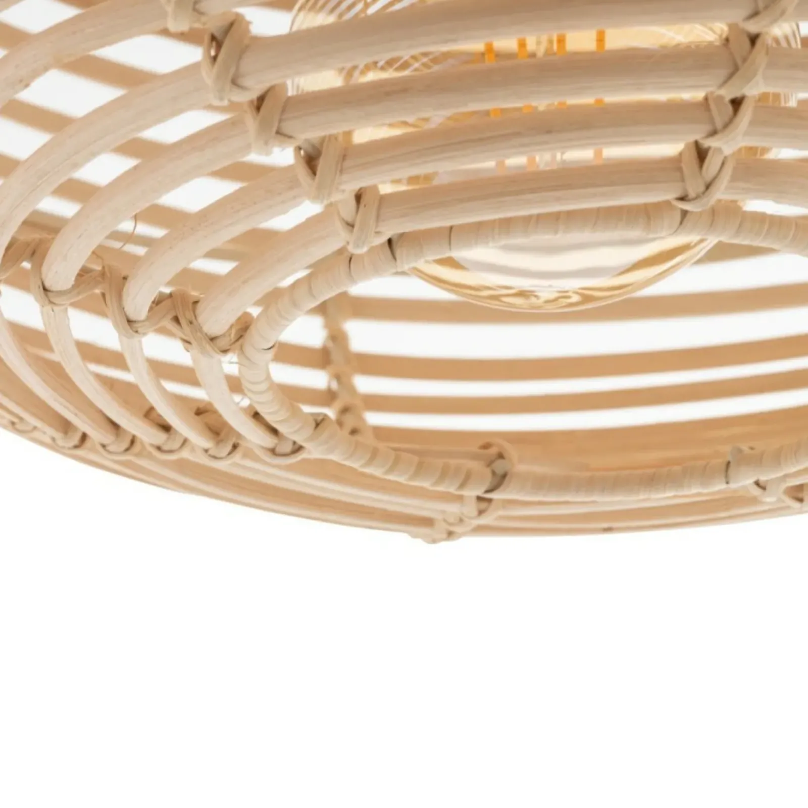 Sklep Kaja Dekoracyjny zwis z plecionym abażurem 11153 RATTAN | Kaja Oświetlenie Outlet