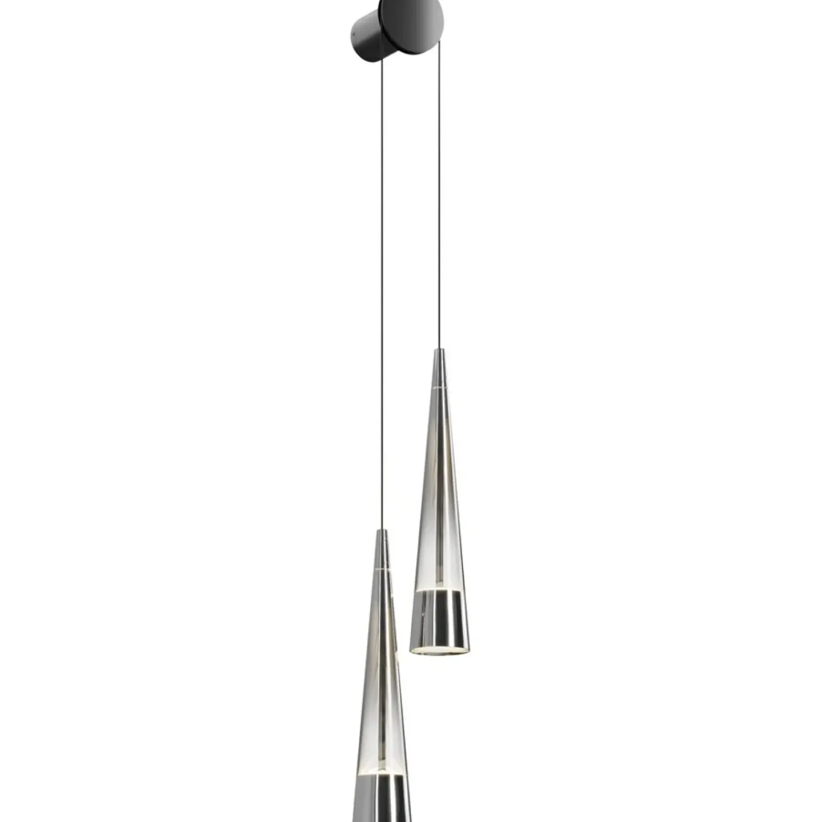 Sklep Kaja Designerki kinkiet z wiszącymi ramionami P090WL-L24CH3K serii SINTESI* Lampy Led