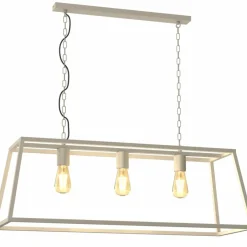 Sklep Kaja Designerska, beżowa lampa wisząca nad stół LX 4428 FRAME | Kaja Cheap