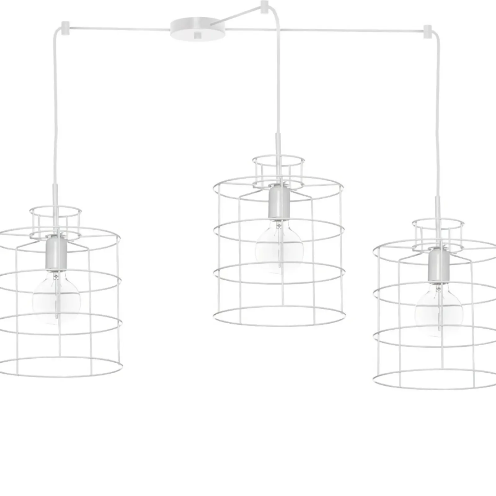 Sklep Kaja Designerska, biała lampa wisząca typu pająk 67114 LANA | Kaja Fashion
