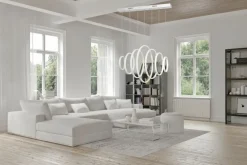Sklep Kaja Designerska, biała, ledowa lampa wisząca ML335 VERTIGO | Kaja biały Shop